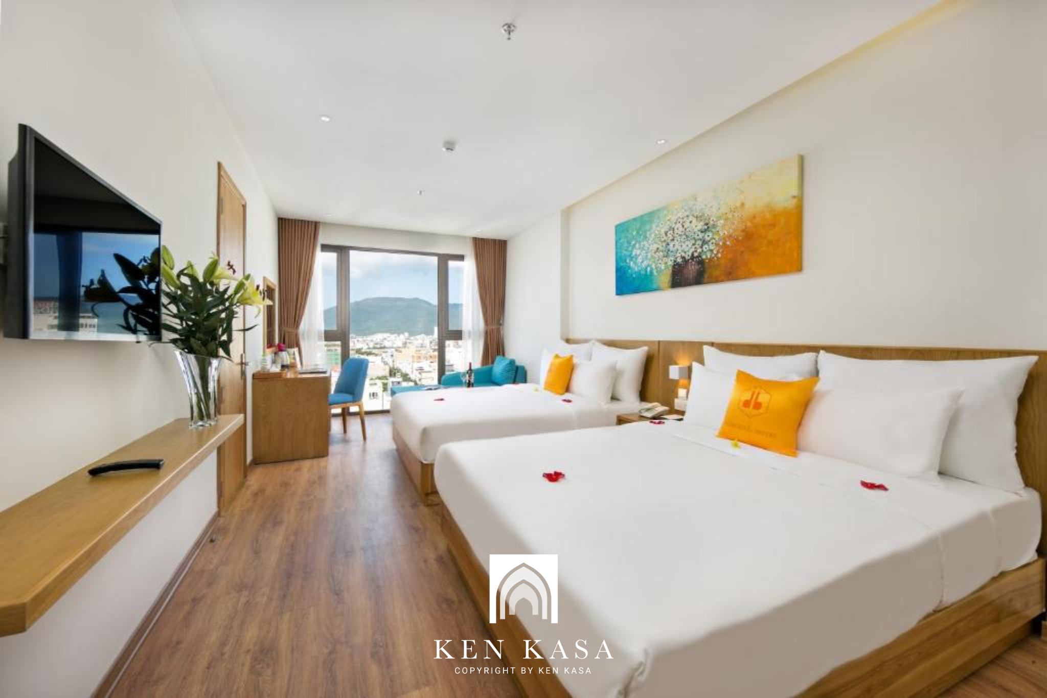 Mẫu phòng ngủ khách sạn hiện đại Cordial hotel 